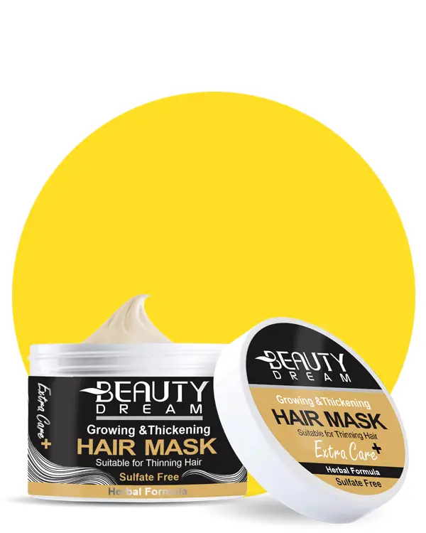 ماسک افزایش رشدوضخامت مو -مناسب برای موهای کم پشت ودارای ریزش ۲۰۰ میل